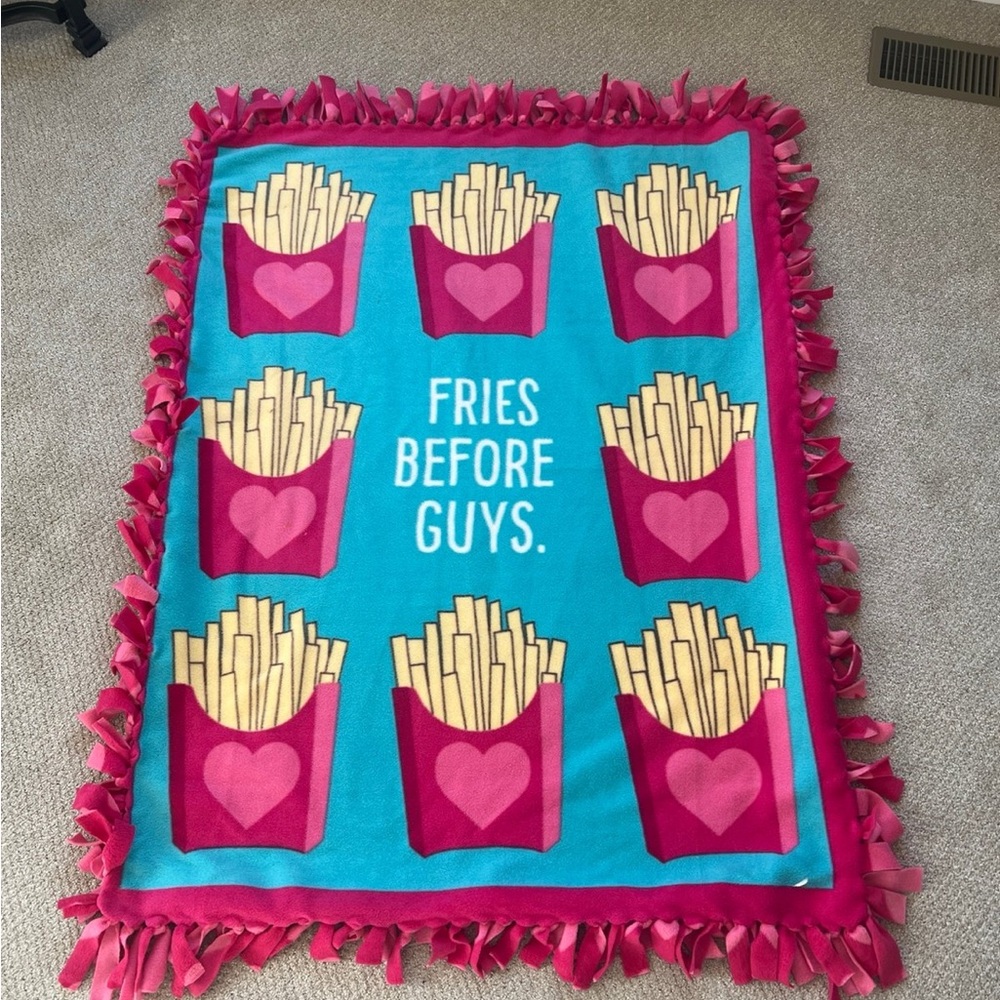 Fries Before Guys Blanket
